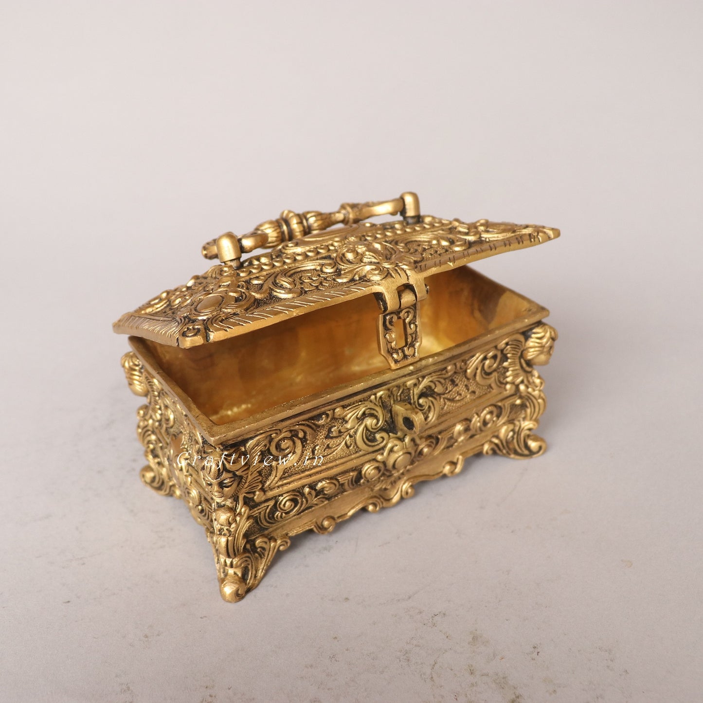 Brass Decorative Jewelry Box: A Timeless Treasure