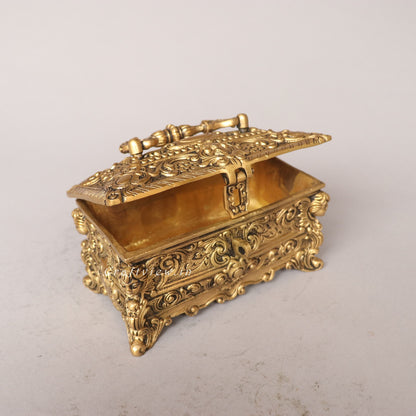 Brass Decorative Jewelry Box: A Timeless Treasure