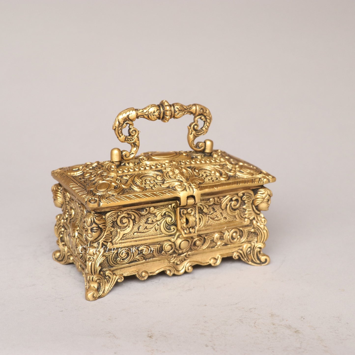 Brass Decorative Jewelry Box: A Timeless Treasure