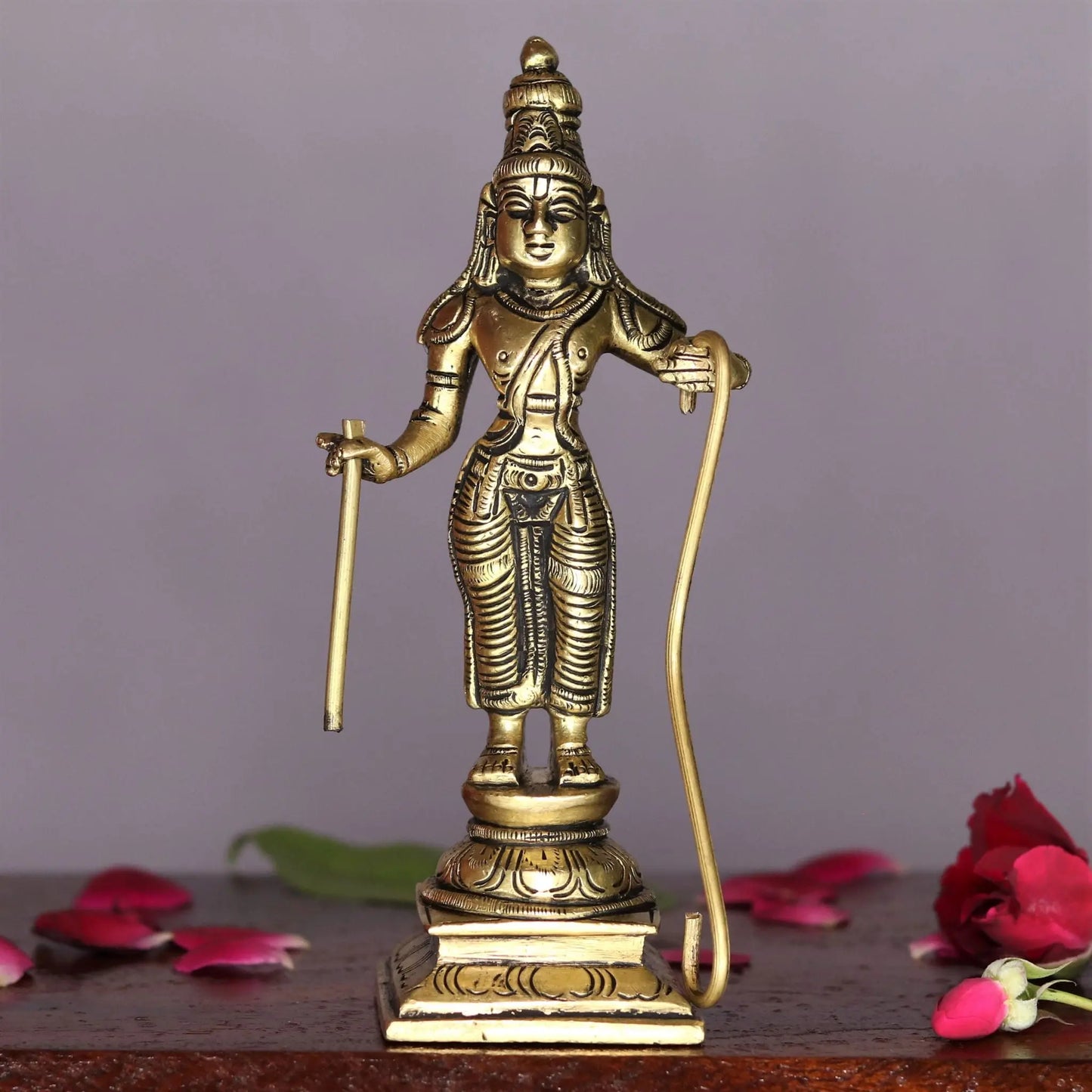 Lord Vishnu Dash Avtaar brass statues 6" craftsview