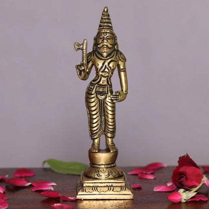 Lord Vishnu Dash Avtaar brass statues 6" craftsview