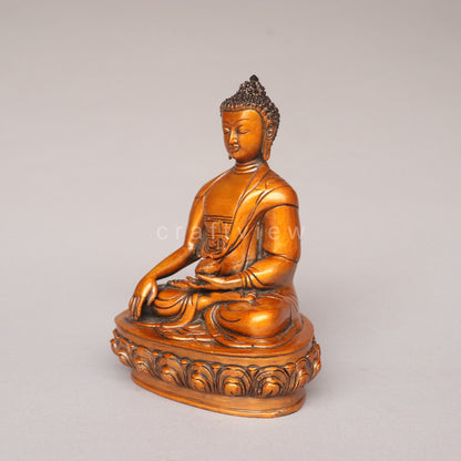 Brass Lord Buddha Meditation Idol