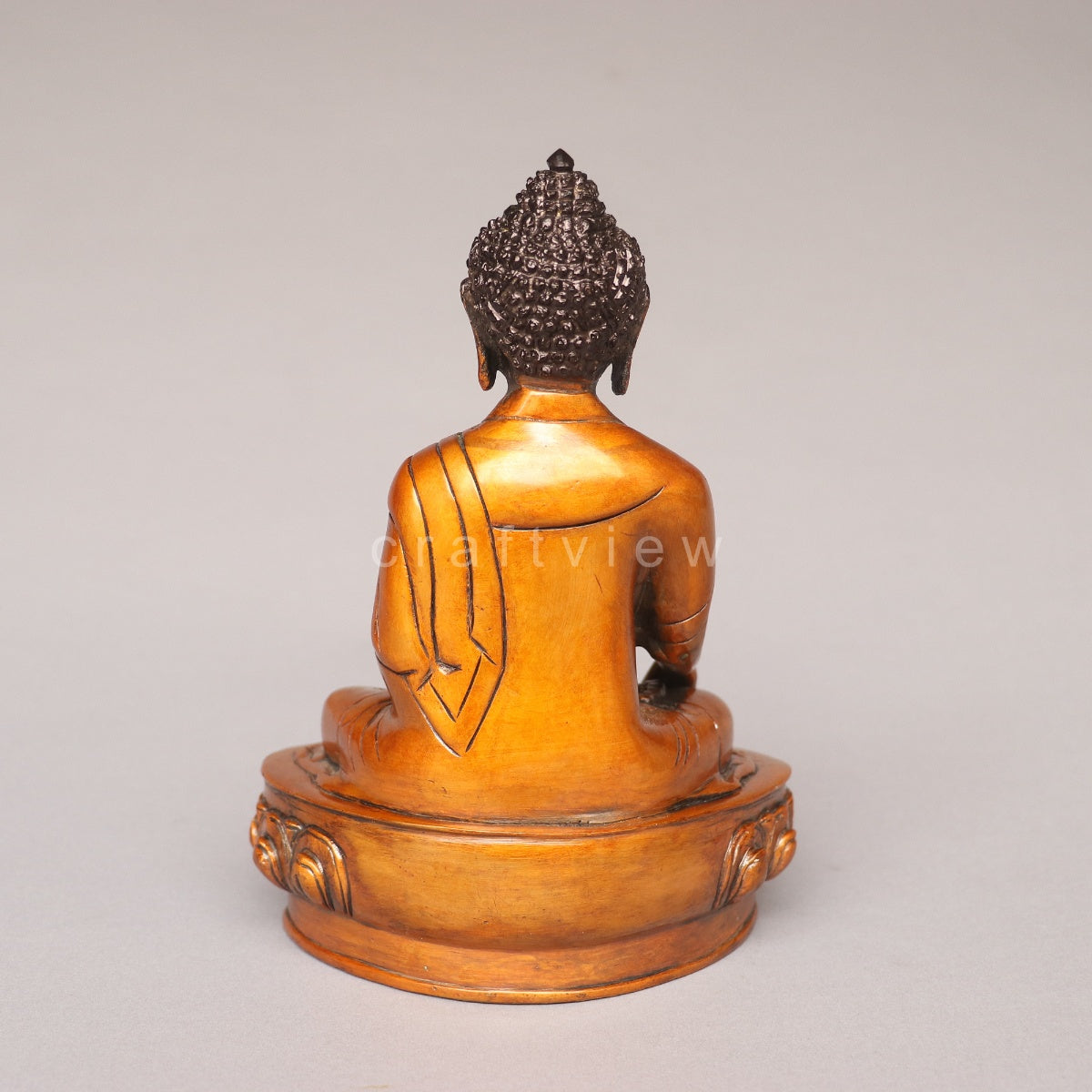 Brass Lord Buddha Meditation Idol