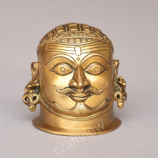 Brass Majestic Shiva Mukhalingam Head