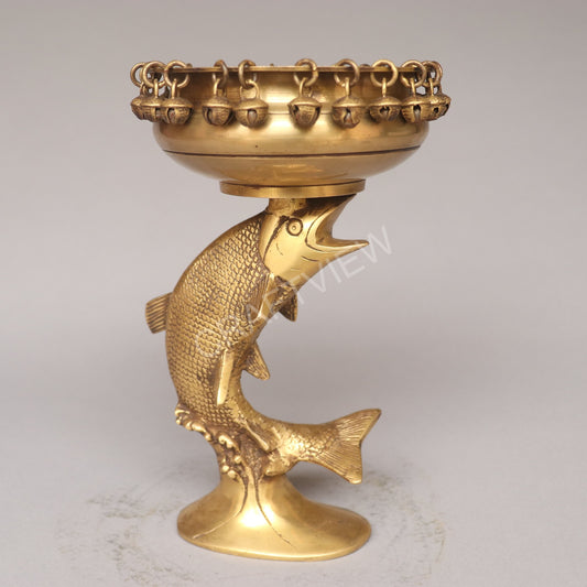 Brass Fish Décor Urli