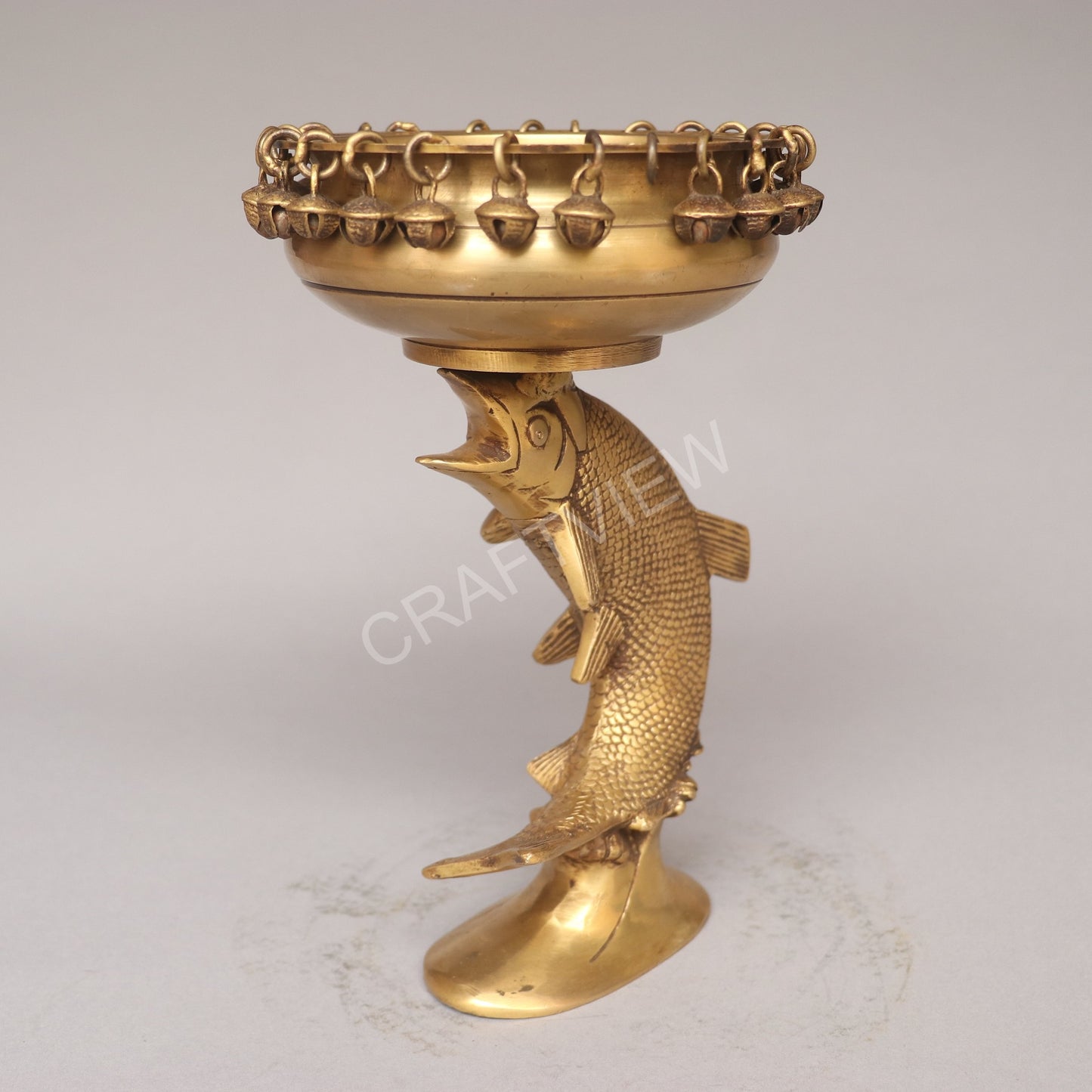 Brass Fish Décor Urli