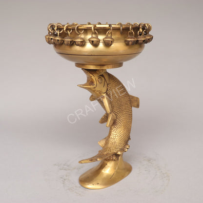 Brass Fish Décor Urli