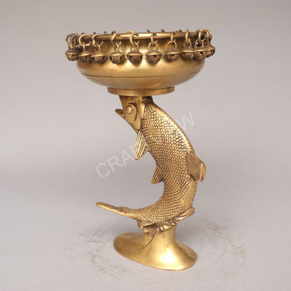 Brass Fish Décor Urli