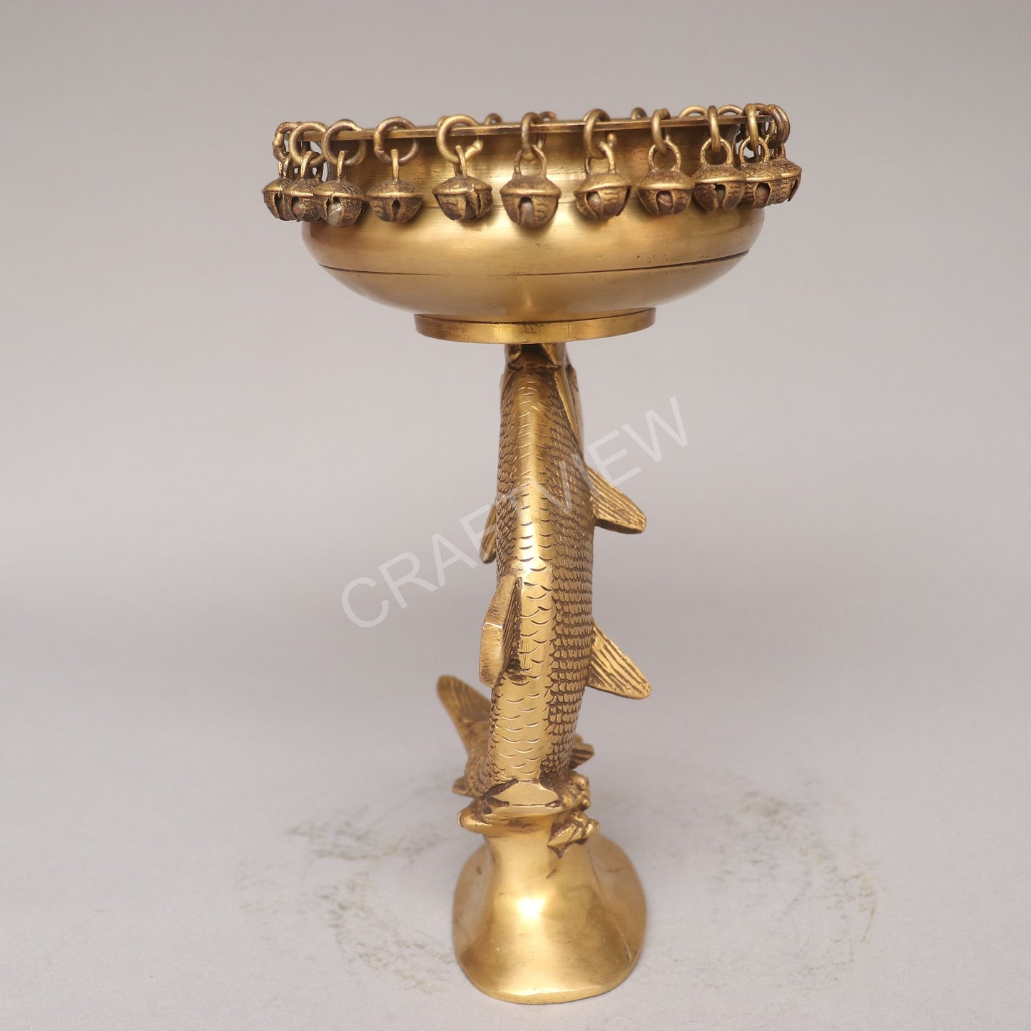 Brass Fish Décor Urli