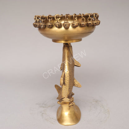 Brass Fish Décor Urli