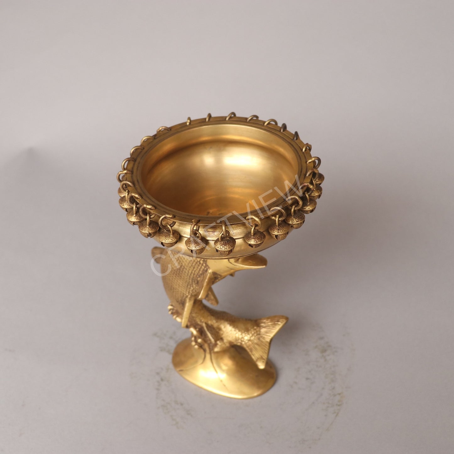 Brass Fish Décor Urli