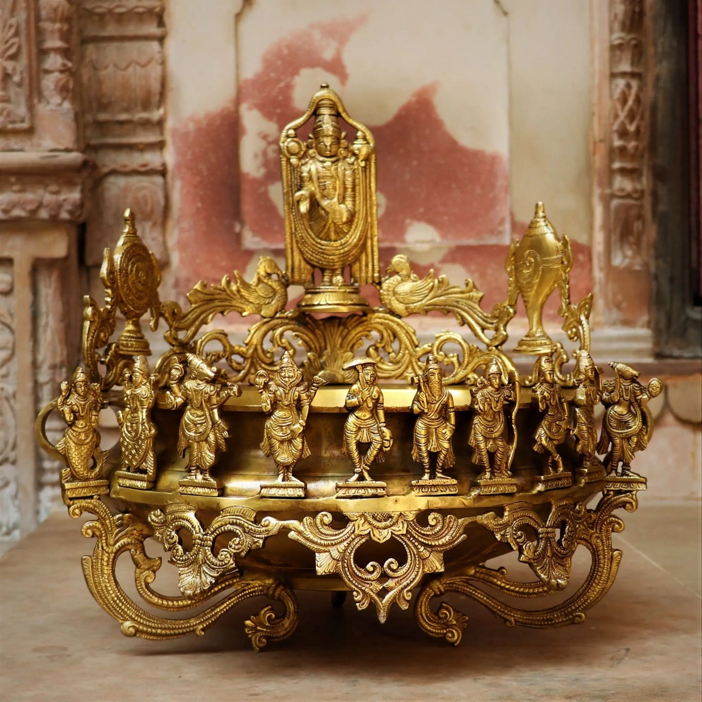 explore the hand picked collection of brass statues and décor