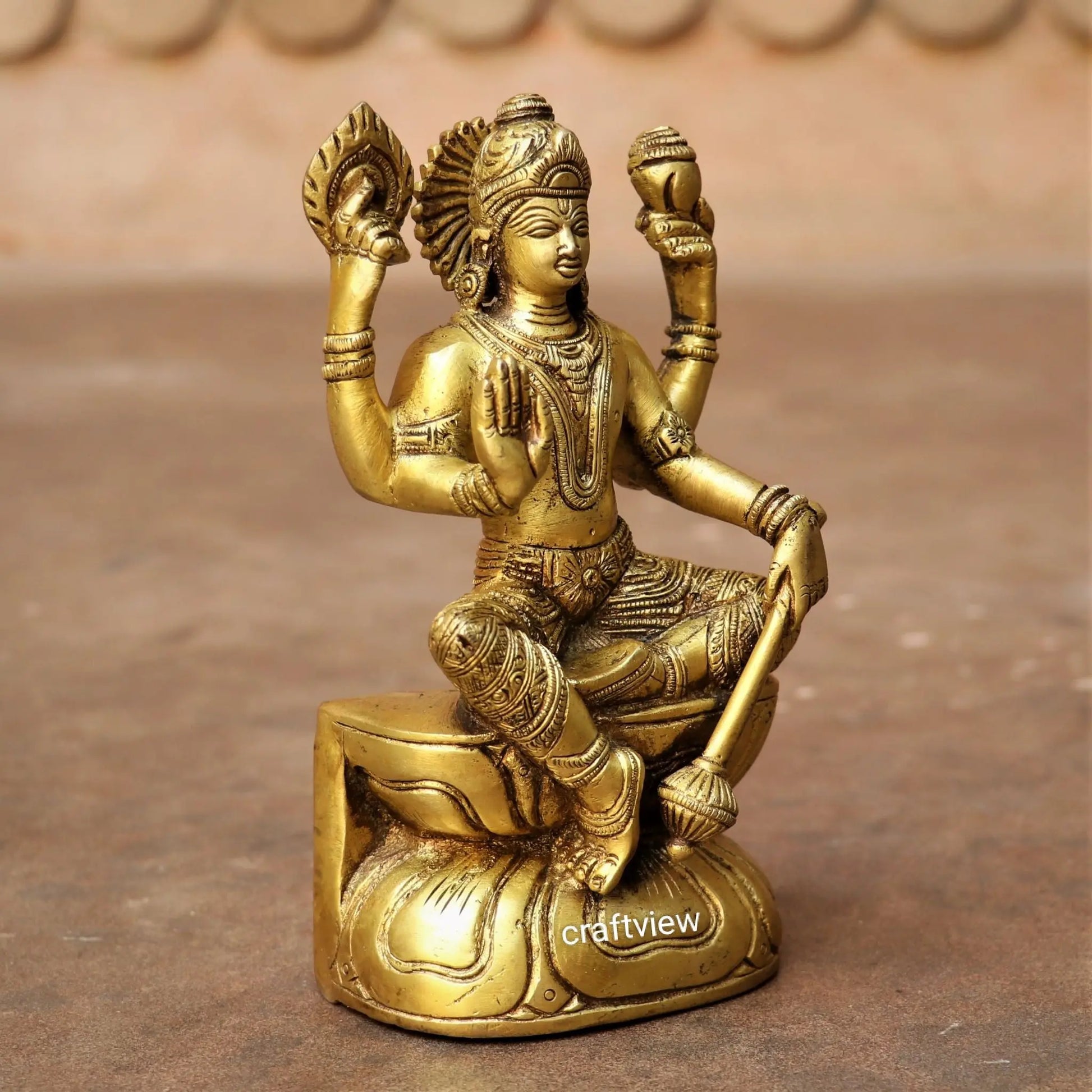 Brass Vishnu Sculpture craftsview