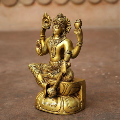 Brass Vishnu Sculpture craftsview