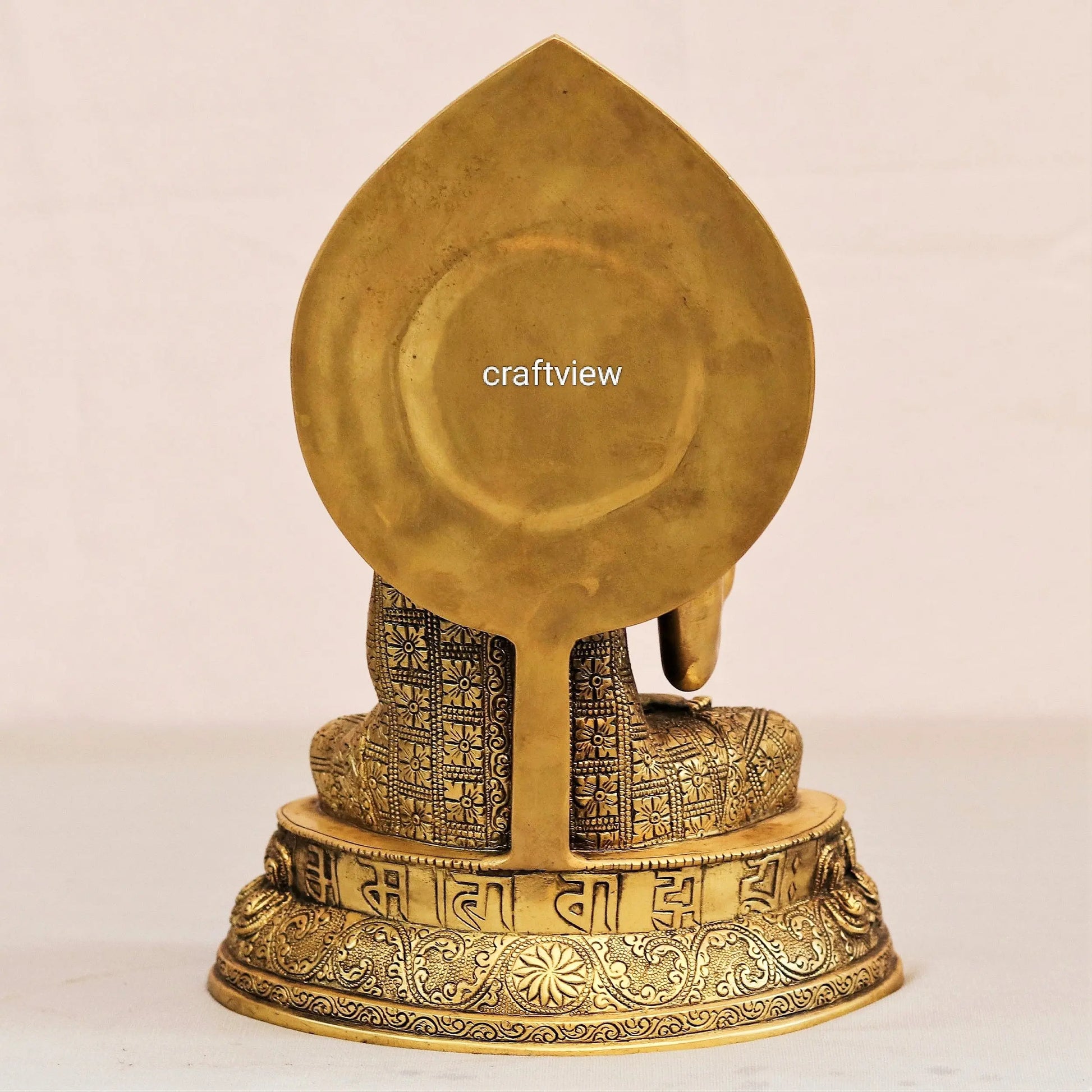 Brass Blessing Buddha Statue  Superfine Craftsview