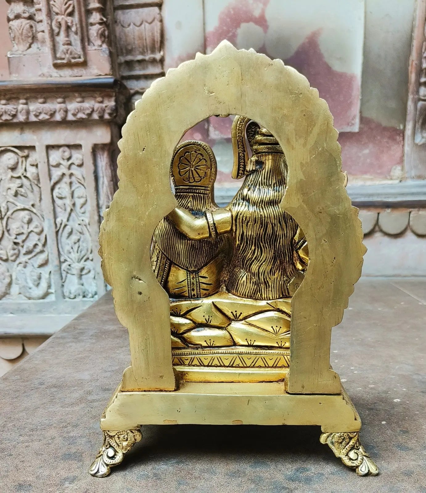 Brass Shiva Family Statue craftsview