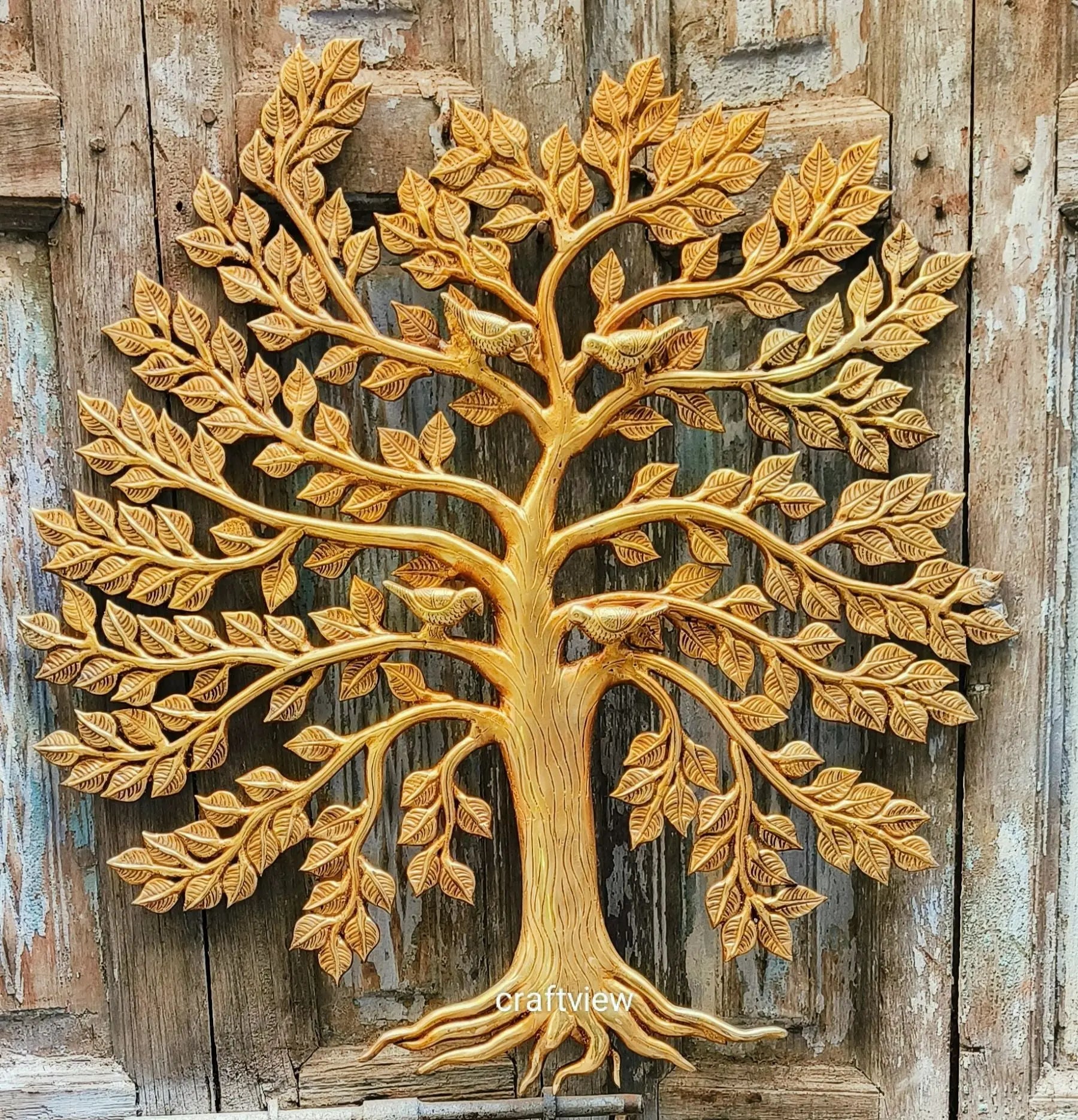 Beautiful Tree of Life Wall Mounted Handmade 22" craftsview