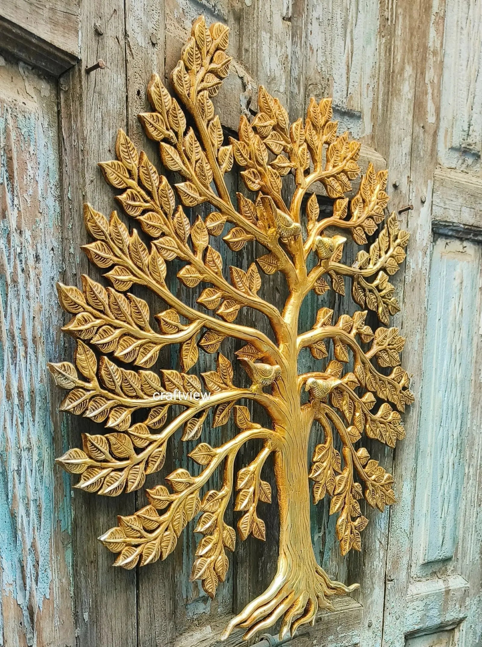 Beautiful Tree of Life Wall Mounted Handmade 22" craftsview