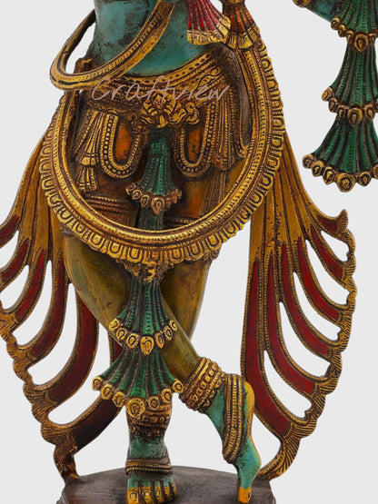 Brass Krishna Sculpture: A Masterpiece in Metal