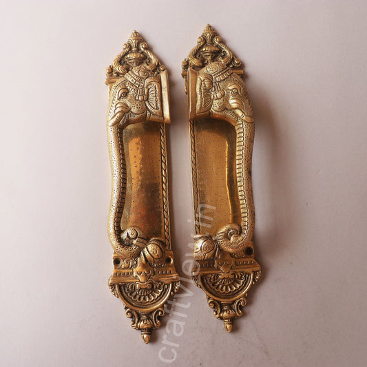 Brass Decorative Elephant Door Handle