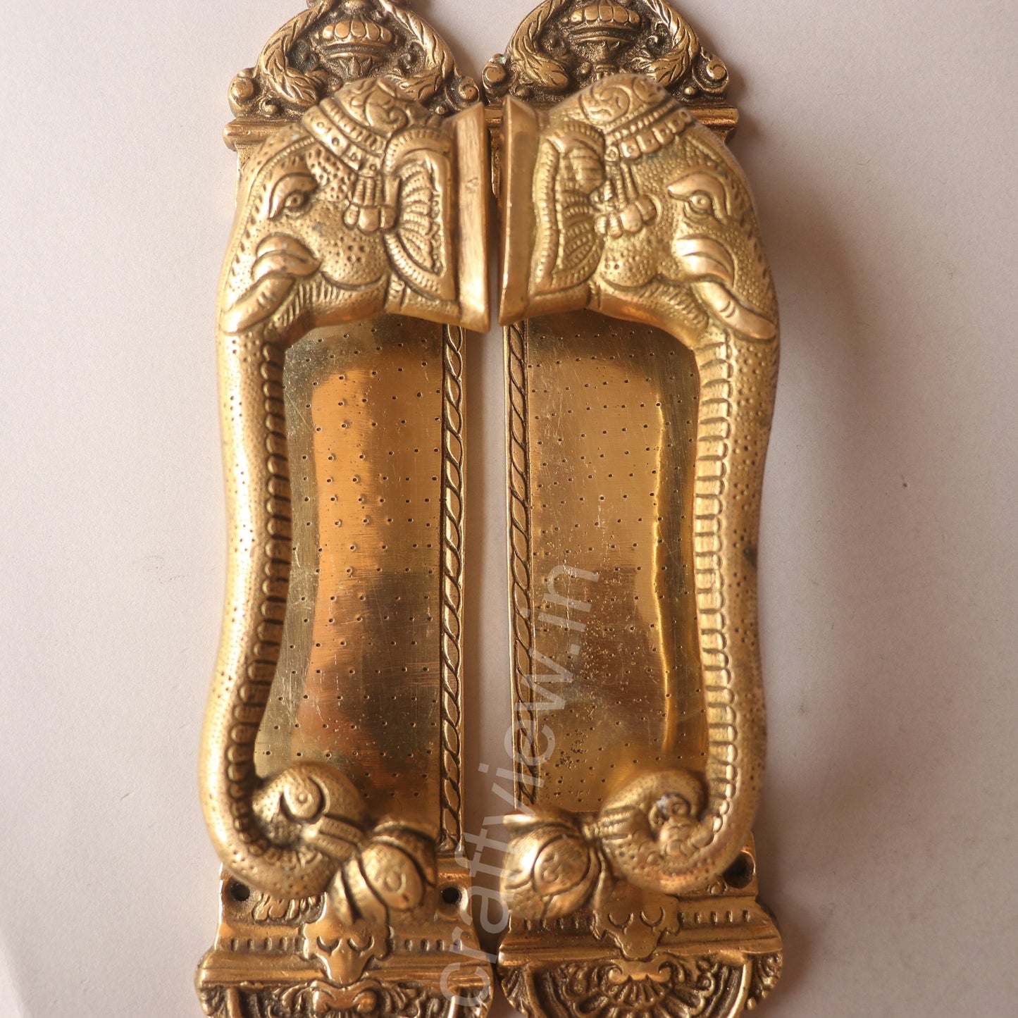 Brass Decorative Elephant Door Handle