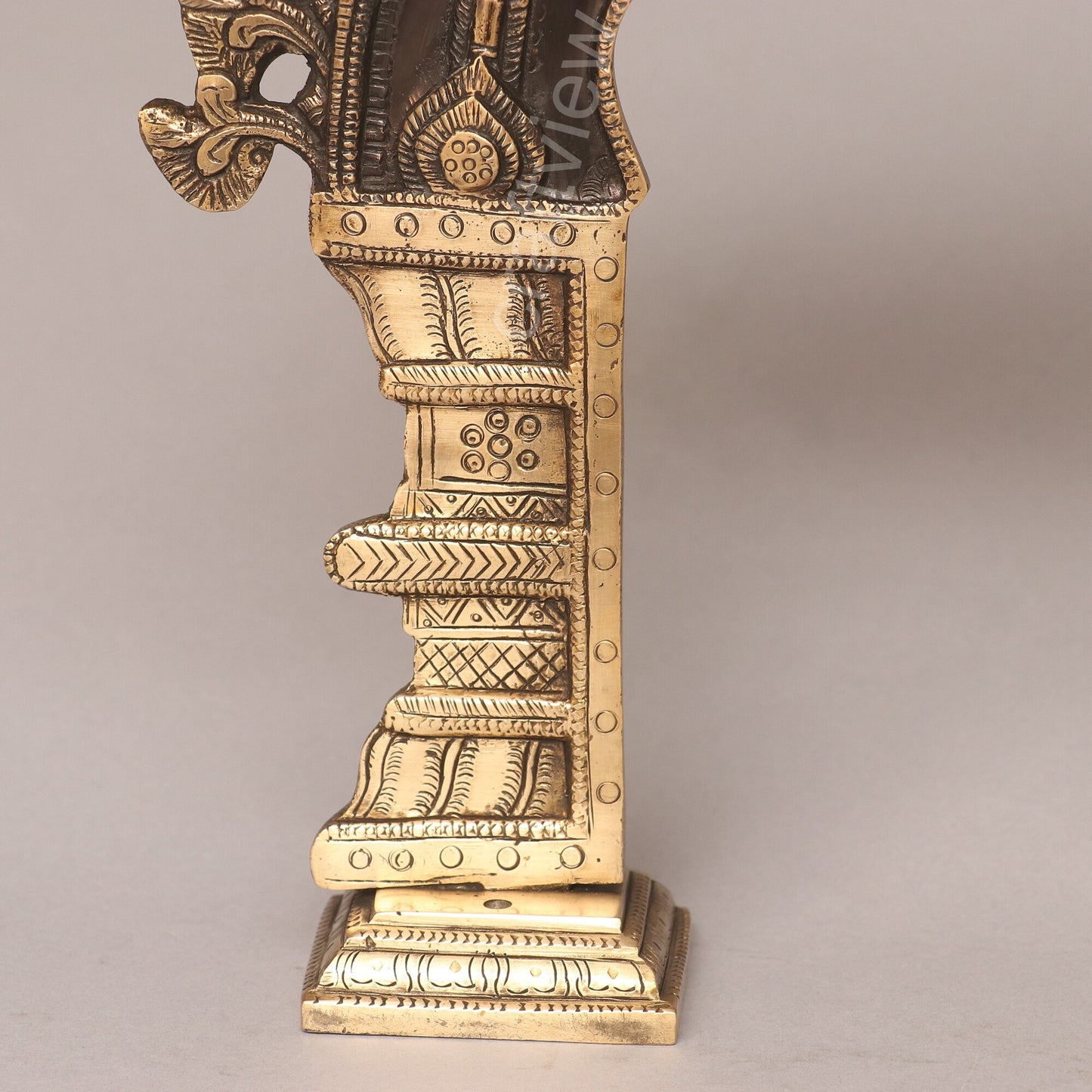 Brass Vintage Singhashan Prabhavali Frame