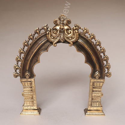Brass Singhashan Prabhavali Frame