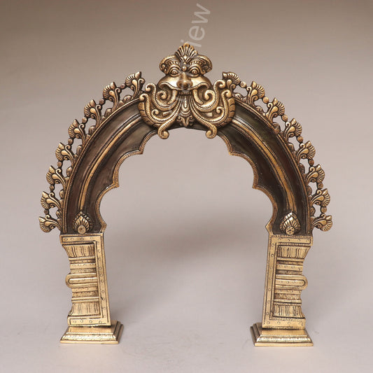 Brass Singhashan Prabhavali Frame