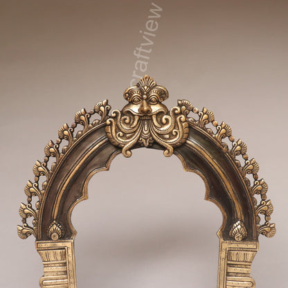Brass Singhashan Prabhavali Frame