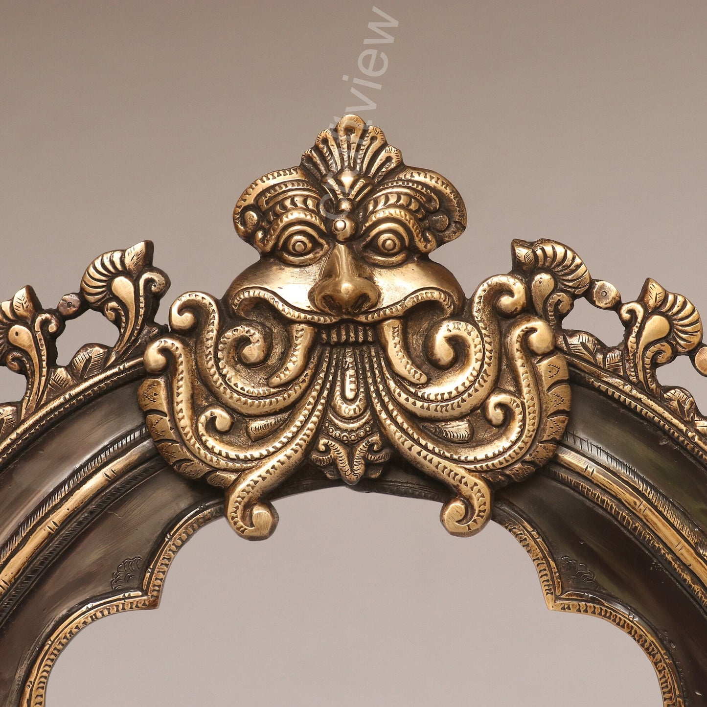 Brass Singhashan Prabhavali Frame