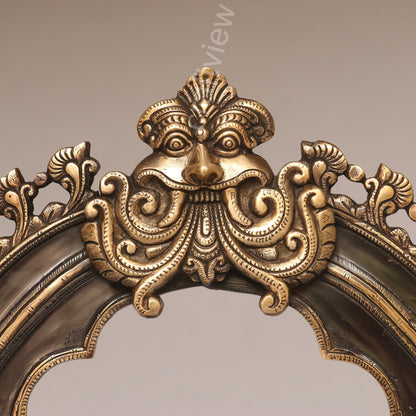 Brass Singhashan Prabhavali Frame