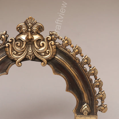 Brass Singhashan Prabhavali Frame