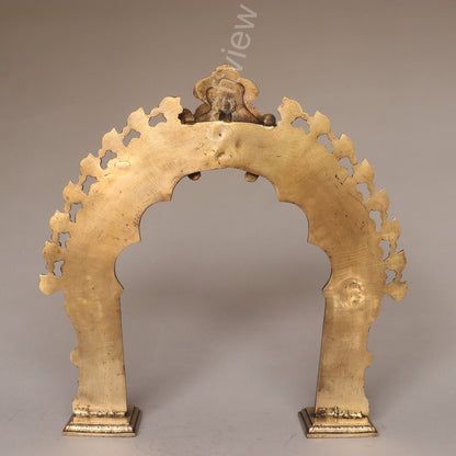 Brass Singhashan Prabhavali Frame
