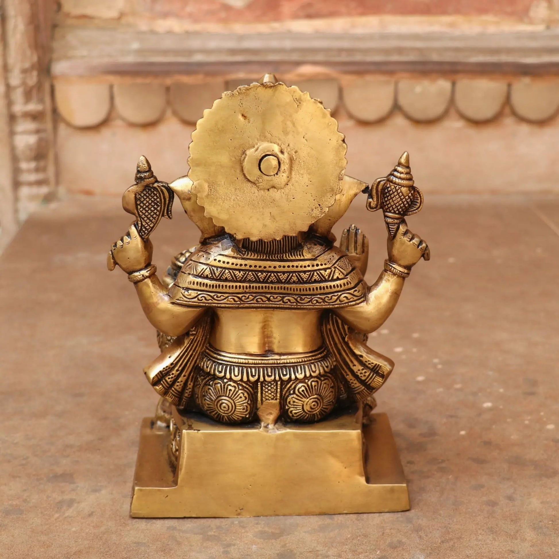 Brass Lord Ganesh Statue 11" craftsview