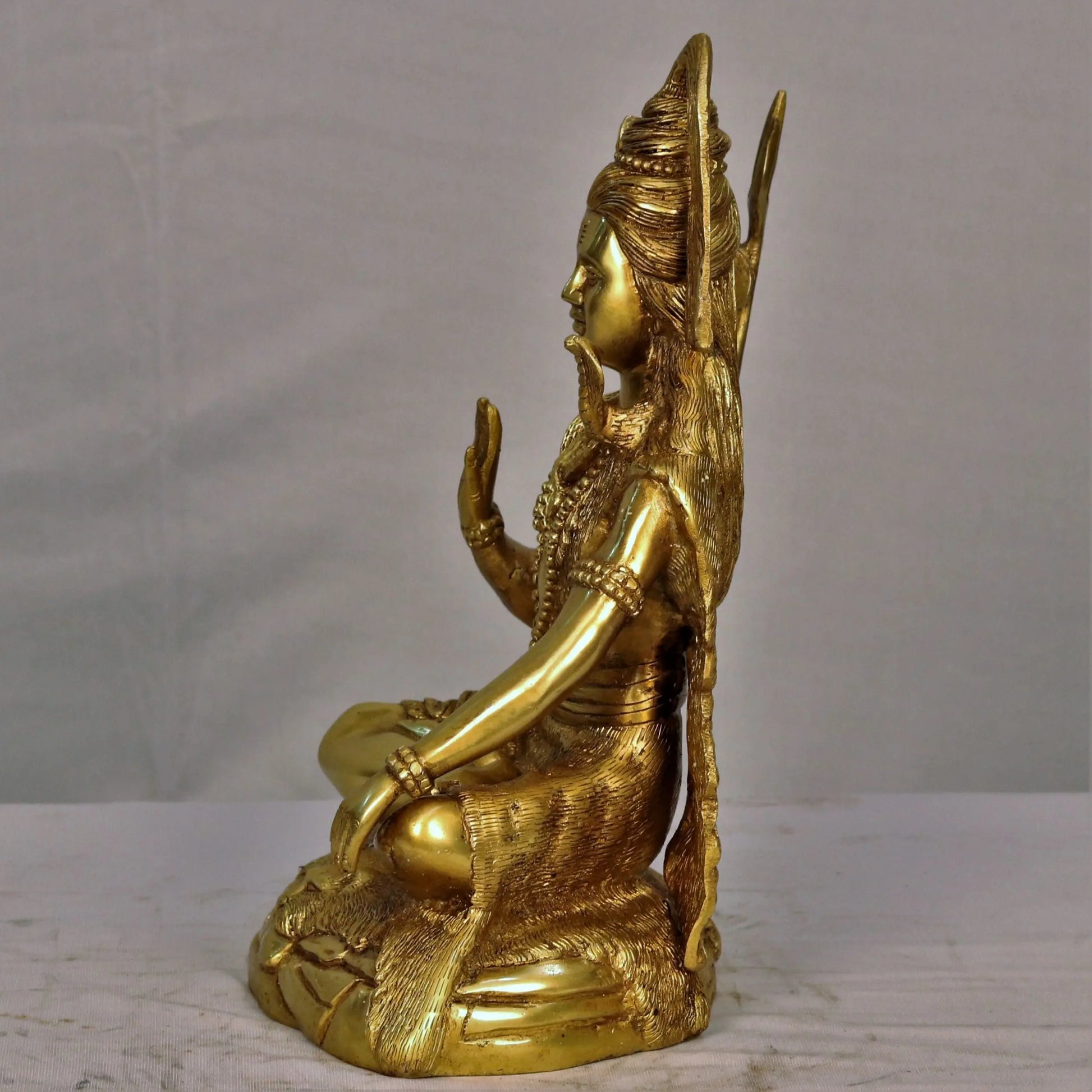 Brass Lord Shiva Statue 13.5" craftsview