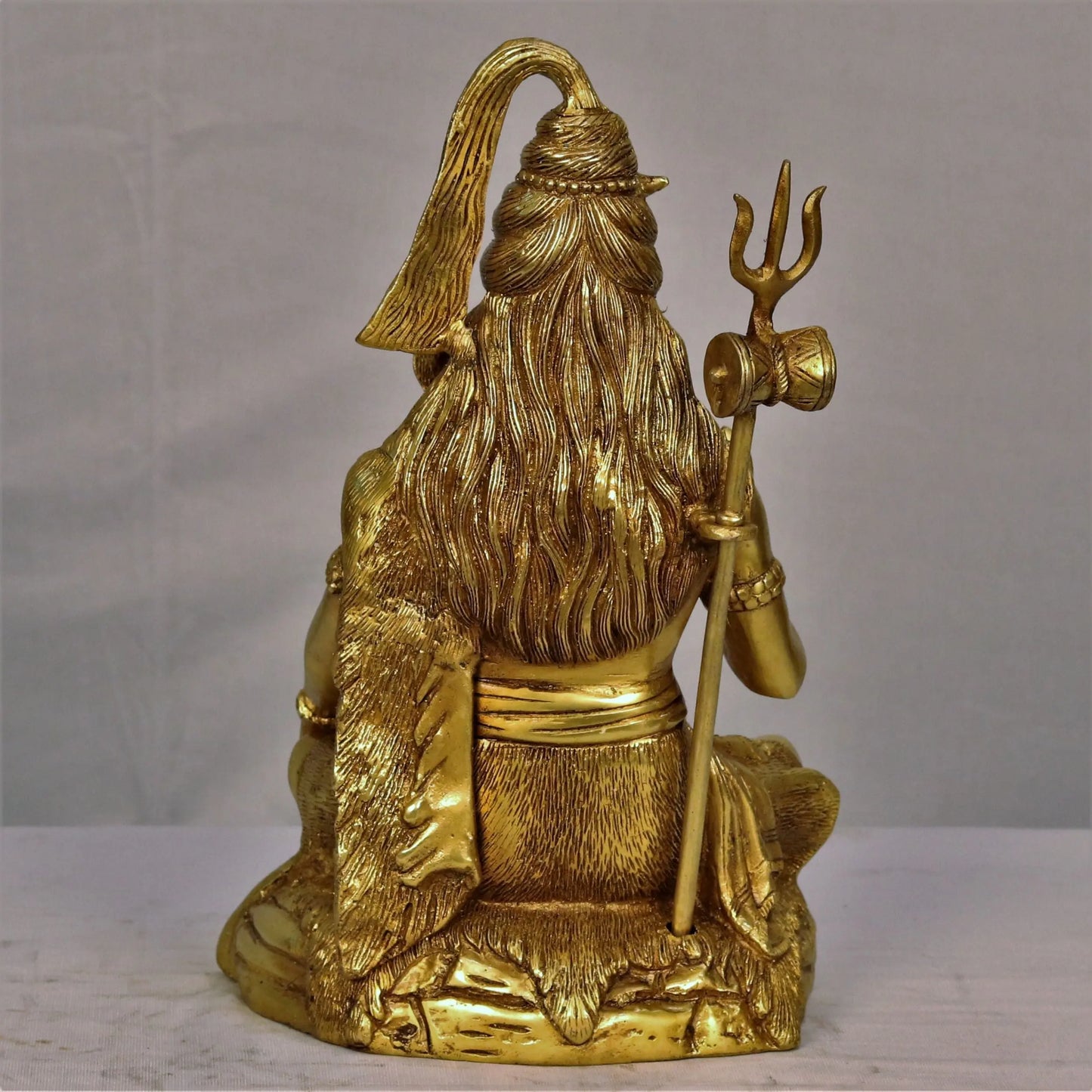 Brass Lord Shiva Statue 13.5" craftsview