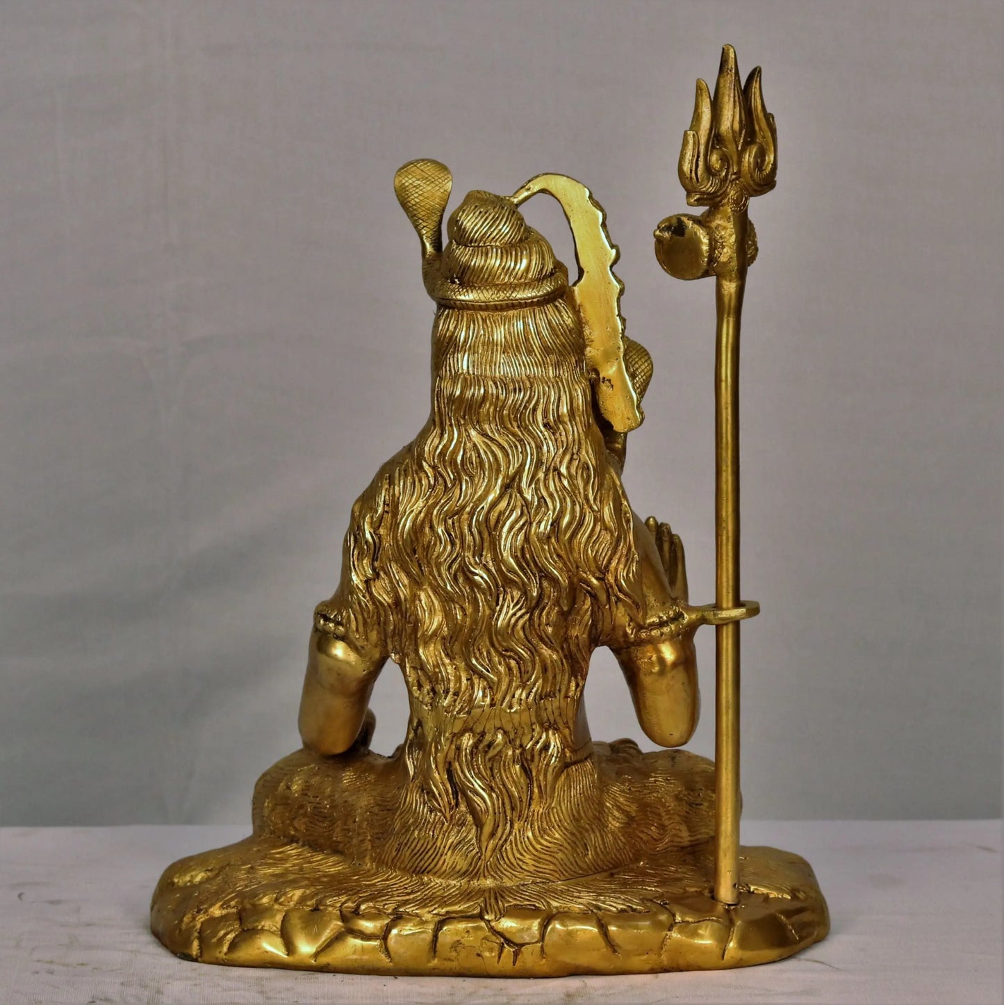 Brass Sitting Shiva Statue craftsview