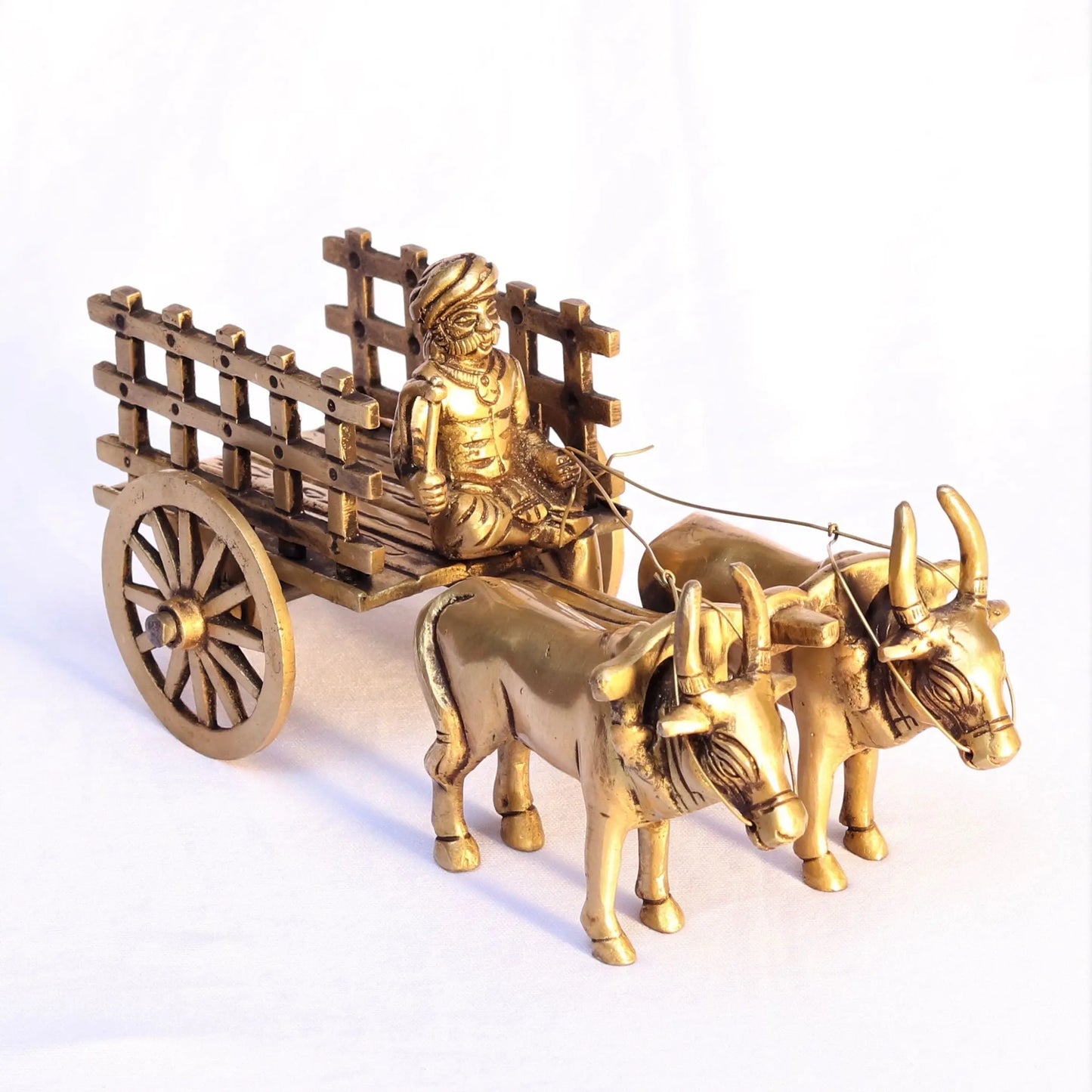 Brass Bullock Cart Decorative craftsview