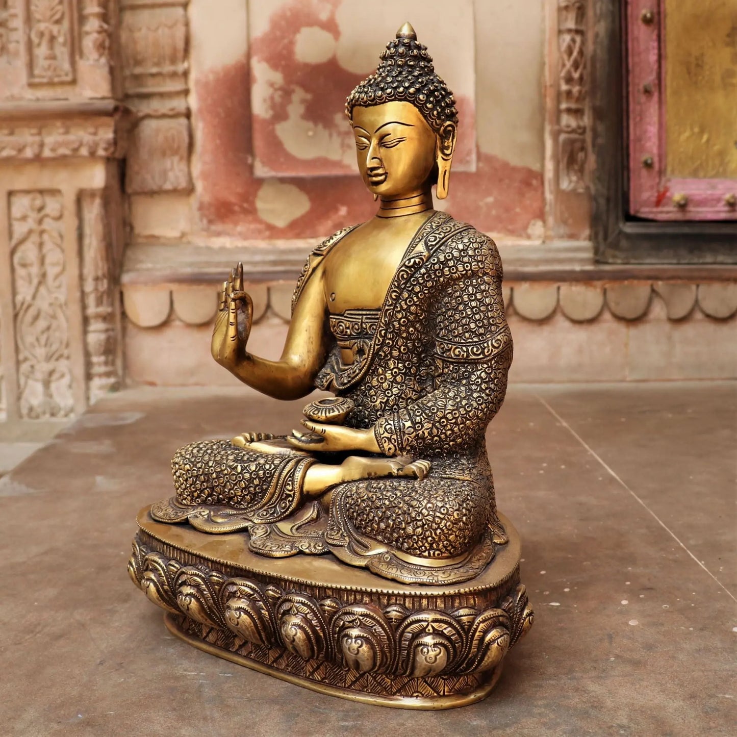 explore the hand picked collection of brass statues and décor