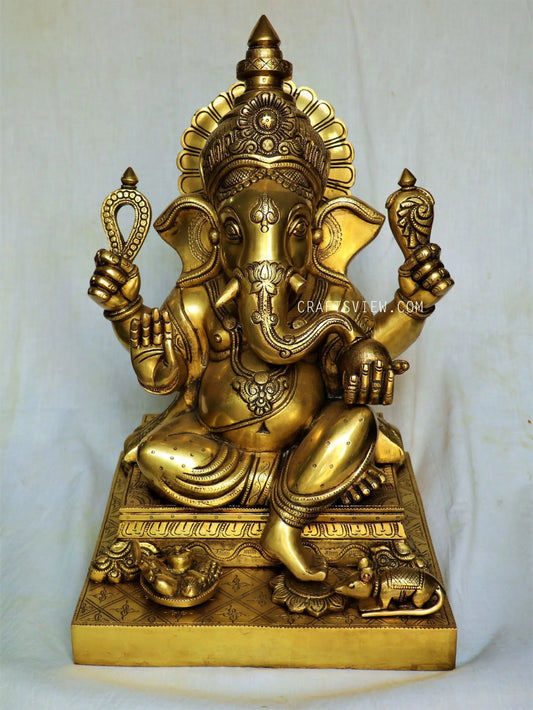 explore the hand picked collection of brass statues and décor