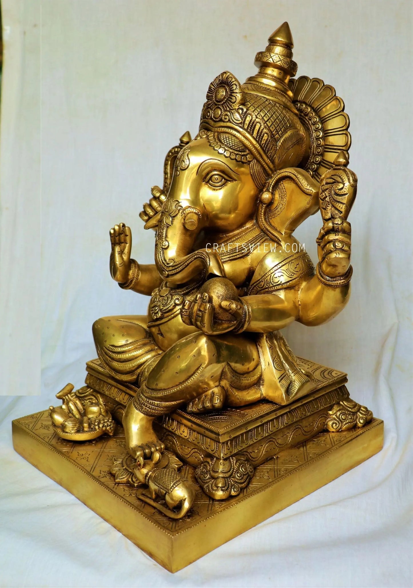 explore the hand picked collection of brass statues and décor