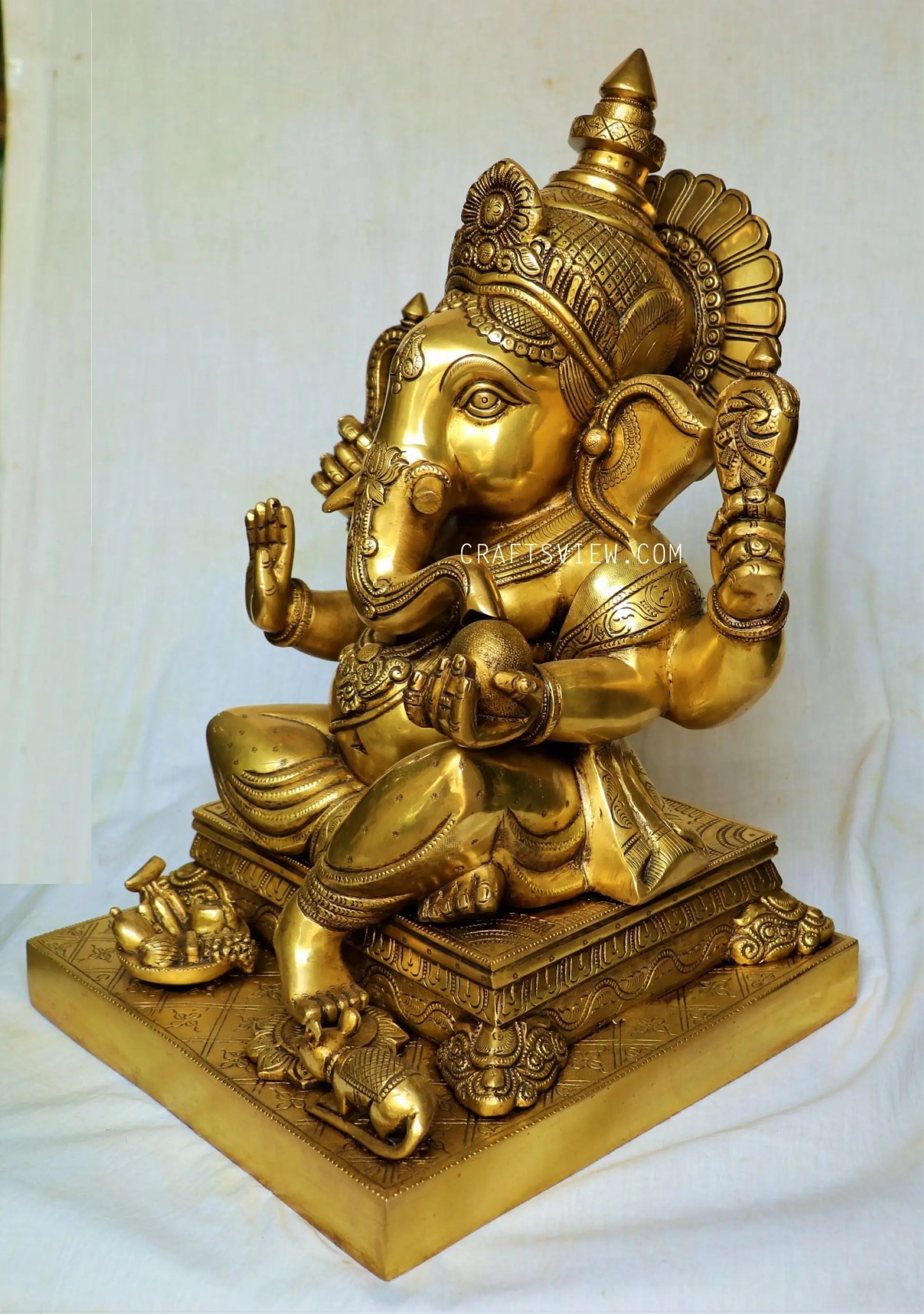 explore the hand picked collection of brass statues and décor