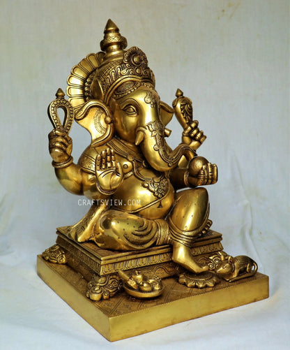 explore the hand picked collection of brass statues and décor