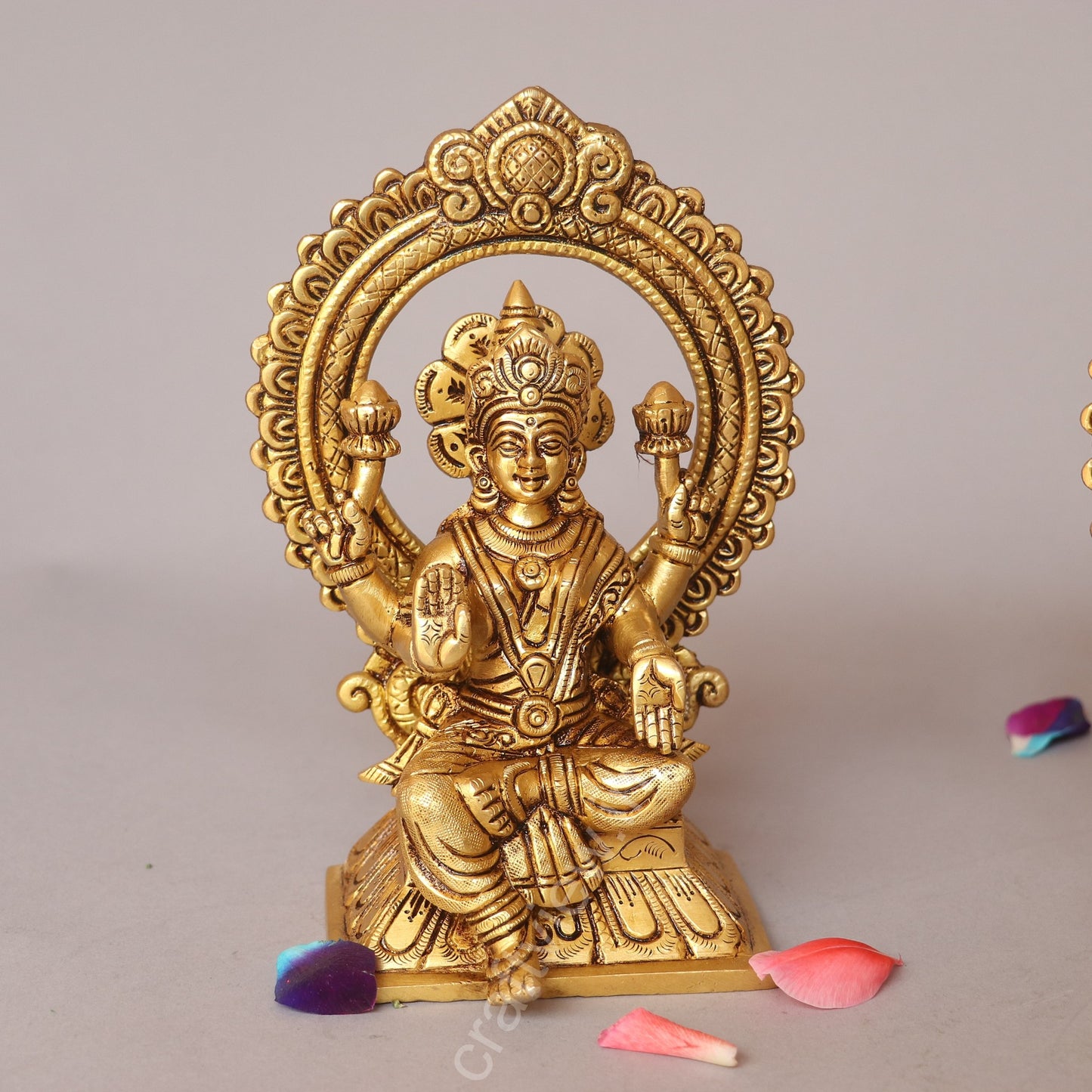 Superfine Ganesh Lakshmi Sarasvati Brass Idols