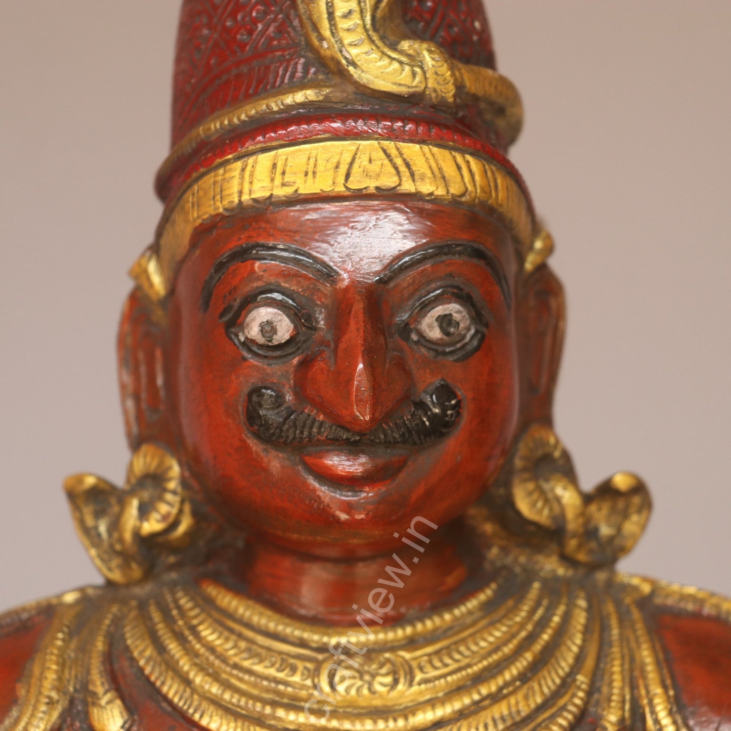 Brass Garuda Standing Statue – A Symbol of Devotion and Protection