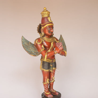 Brass Garuda Standing Statue – A Symbol of Devotion and Protection