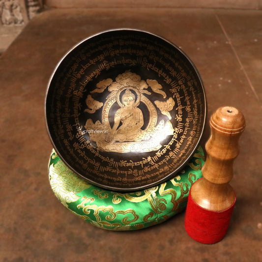 Buddha Carving Handmade Singing Bowl craftsview