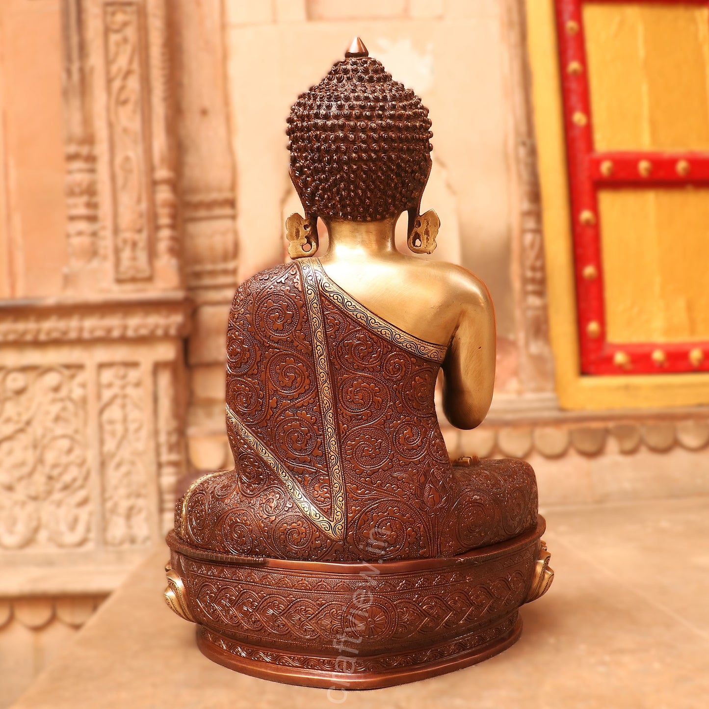 Brass Superfine Lord Buddha Blessing Idol