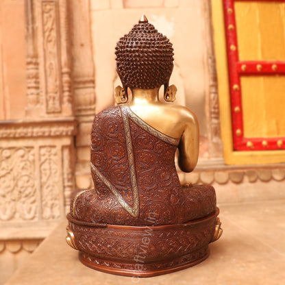 Brass Superfine Lord Buddha Blessing Idol