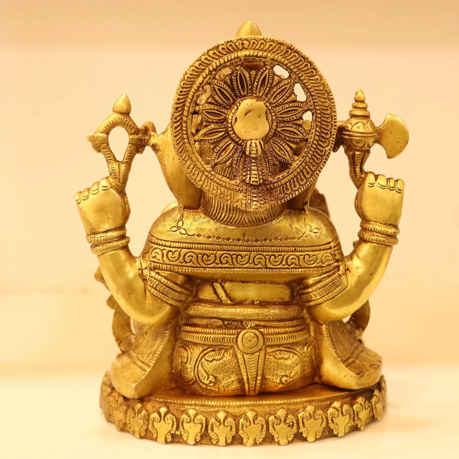 9.5"  Brass Lord Ganesh Statue super fine Craftsview